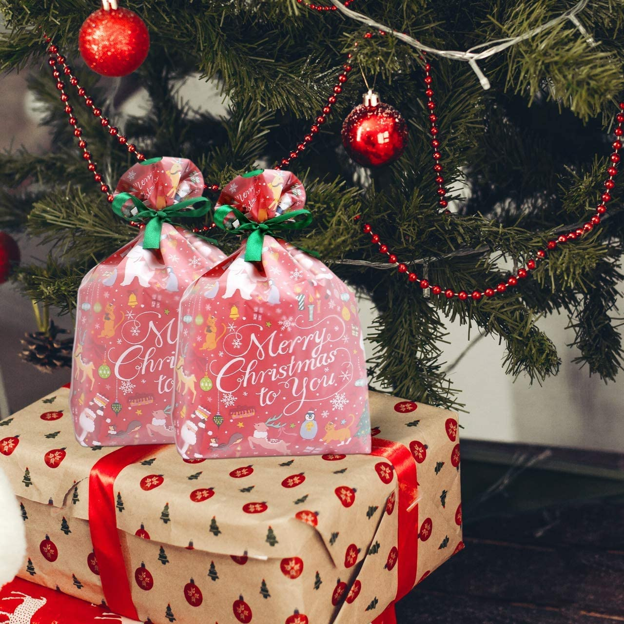 Adjustable & Comfortable Riding Santa Dog Costume (Red, Polyester Cotton)