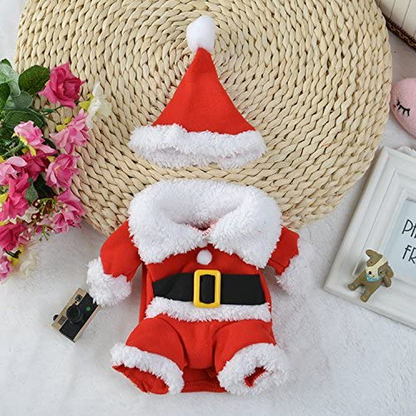 Santa Pet Christmas Costume for Dogs & Cats