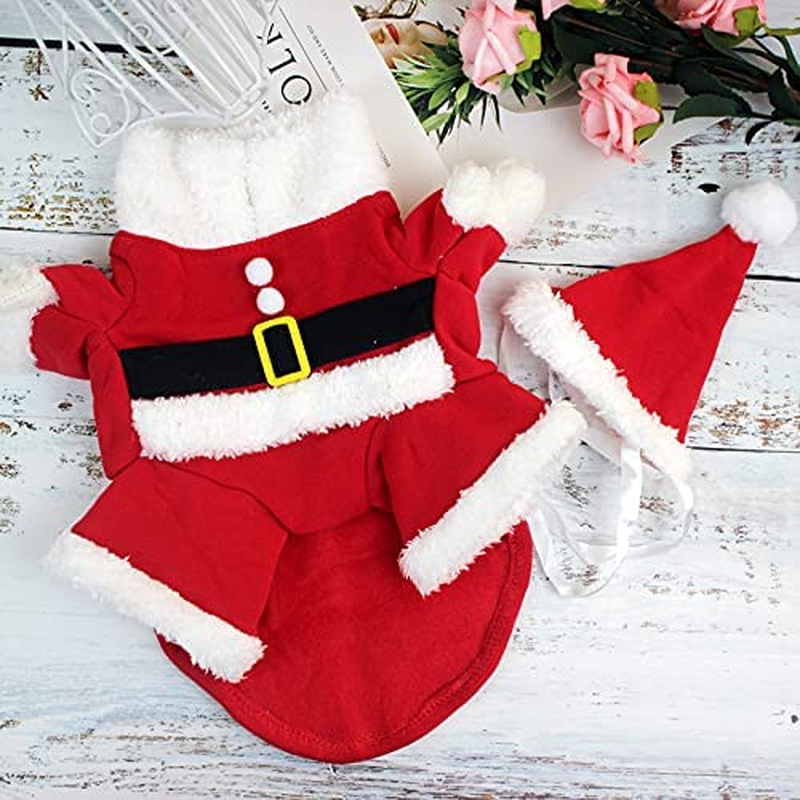 Santa Pet Christmas Costume for Dogs & Cats